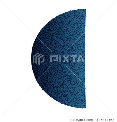 Lunar moon phases with crescent, full, and half shapes, abstract night sky design, waning eclipse line art for calendar or logo. Flat vector illustration isolated on white background. 126252368