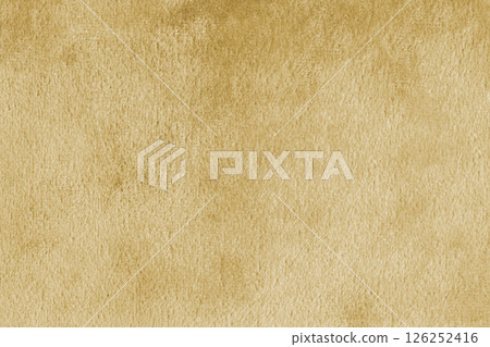 Faux fur, shiny silk velvet yellow fabric or cloth macro, close up texture background 126252416