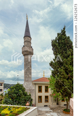 18th century Ottoman Arnavutkoy Tevfikiye Mosque in Arnavutkoy district, Istanbul, Turkey 18th century Ottoman Arnavutkoy Tevfikiye Mosque in Arnavutkoy district, Istanbul, Turkey 126252673