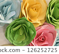 colorful rose background material 126252725