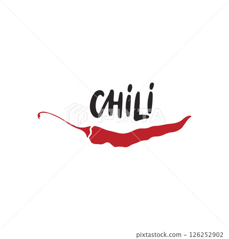 Chili pepper vector illustration 126252902