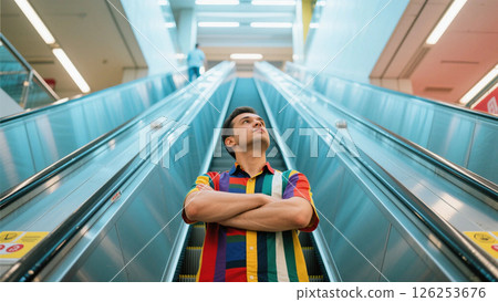 人生十字路口的自動扶梯 126253676
