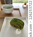 Japanese sweets at a stylish cafe 126253722