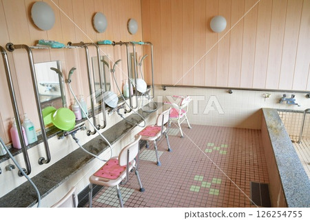 Baths in nursing care facilities Baths in nursing care facilities 126254755