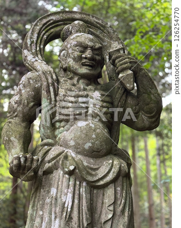 Kunisaki-jima Bokoji Temple Nioh的雕像 126254770