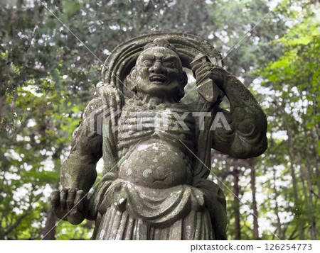 Kunisaki-jima Bokoji Temple Nioh的雕像 126254773