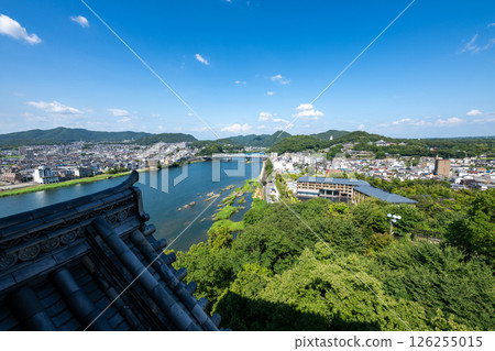 愛知縣 / 夏天的犬山城 - 從天守閣眺望(風景、景色) 愛知縣 / 夏天的犬山城 - 從天守閣眺望(風景、景色) 126255015