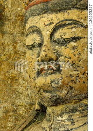 Usuki Stone Buddha Statue of Dainichi Nyorai 126255237