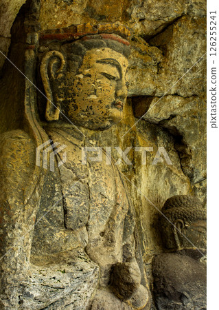 Usuki Stone Buddha Statue of Dainichi Nyorai Usuki Stone Buddha Statue of Dainichi Nyorai 126255241