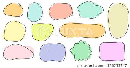 A cute, fluffy pastel frame A cute, fluffy pastel frame 126255747