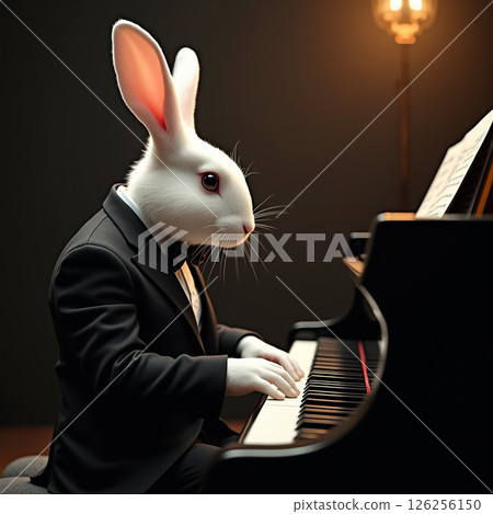 A performer with serious eyes 126256150