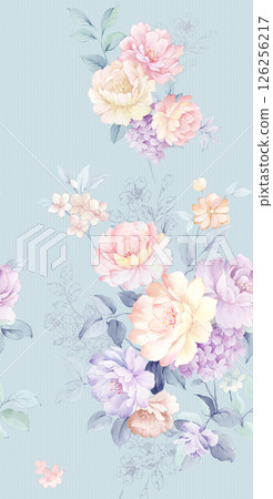 Inspiring Hand Crafted Curly and Floral Motif Art Inspiring Hand Crafted Curly and Floral Motif Art 126256217