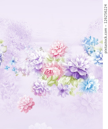 Inspiring Hand Crafted Curly and Floral Motif Art Inspiring Hand Crafted Curly and Floral Motif Art 126256224