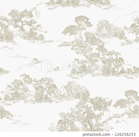 Inspiring Hand Crafted Curly and Floral Motif Art 126256253
