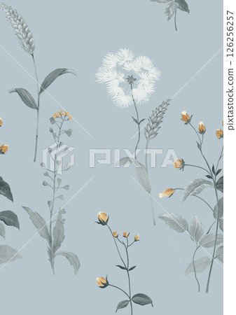 Inspiring Hand Crafted Curly and Floral Motif Art 126256257