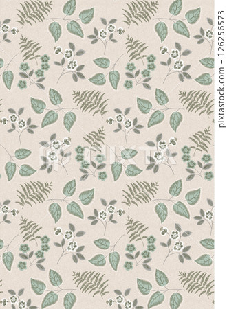 Masterful Handmade Floral Scroll Pattern Artworks 126256573