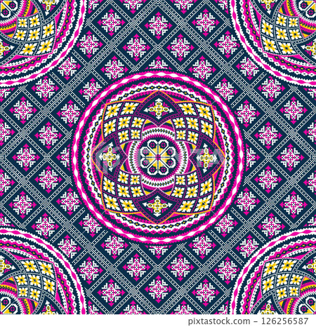 Masterful Handmade Floral Scroll Pattern Artworks Masterful Handmade Floral Scroll Pattern Artworks 126256587