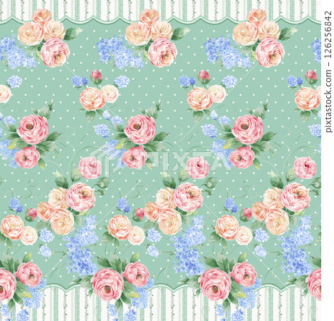 Lush Hand Painted Scroll and Floral Design Creations 126256842