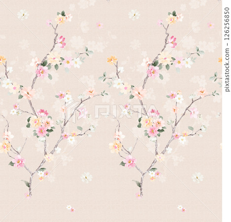 Lush Hand Painted Scroll and Floral Design Creations 126256850