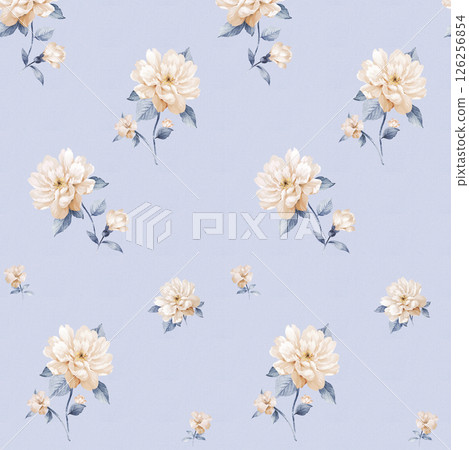 Lush Hand Painted Scroll and Floral Design Creations 126256854