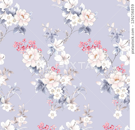Lush Hand Painted Scroll and Floral Design Creations 126256859