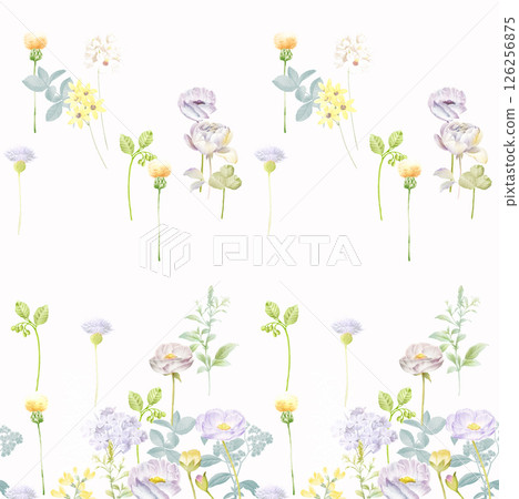 Lush Hand Painted Scroll and Floral Design Creations 126256875