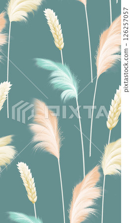 Lyrical Hand Crafted Curly Floral Pattern Graphics Lyrical Hand Crafted Curly Floral Pattern Graphics 126257057