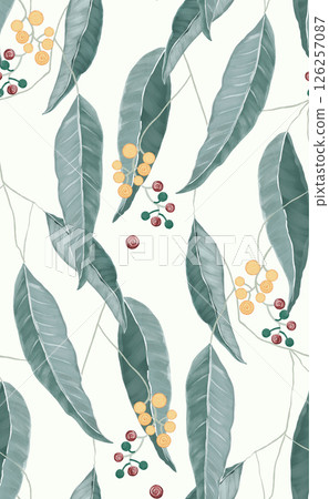 Lyrical Hand Crafted Curly Floral Pattern Graphics Lyrical Hand Crafted Curly Floral Pattern Graphics 126257087