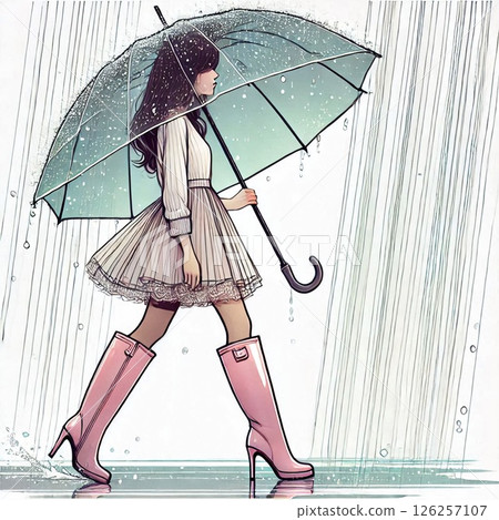 下雨天漫步城市 126257107