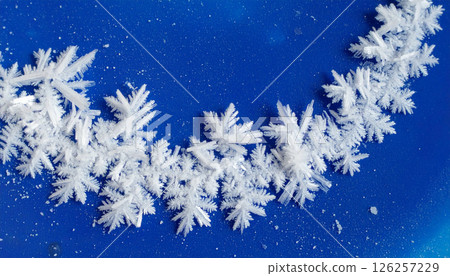 Salt crystals forming fractal Background. Generated Image Salt crystals forming fractal Background. Generated Image 126257229