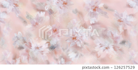 Dramatic Hand Illustrated Curly and Floral Works Dramatic Hand Illustrated Curly and Floral Works 126257529