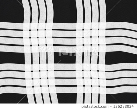 Abstract black white wavy line pattern background geometric design template card element minimalistic vertical horizontal 126258024