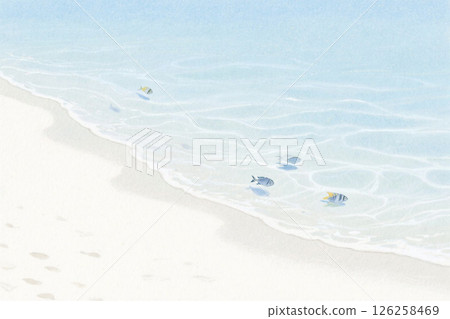 淺水中游動的魚 - 人工智慧生成 126258469
