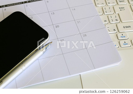 Calendar and smartphone Schedule Shift management Plan 126259062