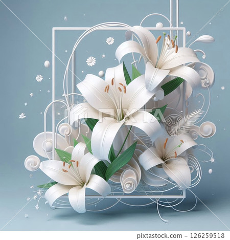 白百合的純潔之美 126259518