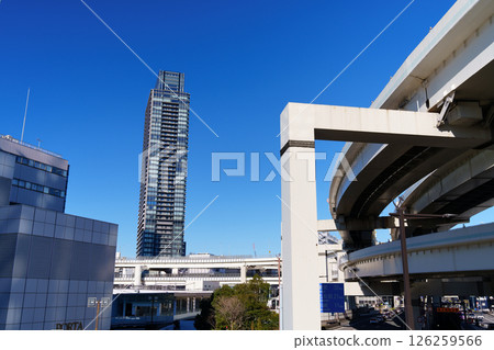 Scenery around the northeast exit of Yokohama Station Scenery around the northeast exit of Yokohama Station 126259566