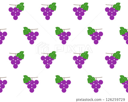 葡萄無縫圖案A-1 葡萄無縫圖案A-1 126259729