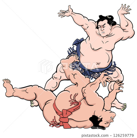 Sumo - Throwing the opponent 126259779