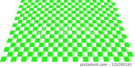 Checkered pattern, green, diagonal view 126260193