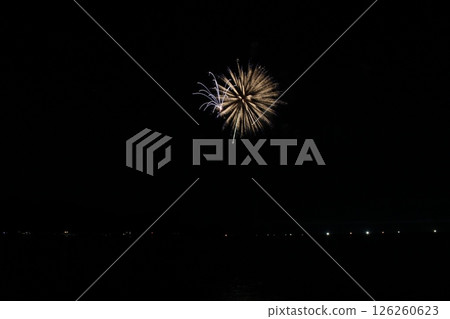 Kasumi Fireworks Festival, Sea of Japan, Fireworks Festival on the Sea, Hyogo Prefecture Kasumi Fireworks Festival, Sea of Japan, Fireworks Festival on the Sea, Hyogo Prefecture 126260623