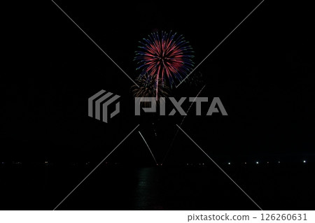 霞煙火大會,日本海,海上煙火大會,兵庫縣 霞煙火大會,日本海,海上煙火大會,兵庫縣 126260631