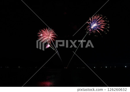 Kasumi Fireworks Festival, Sea of Japan, Fireworks Festival on the Sea, Hyogo Prefecture 126260632