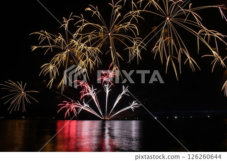 霞煙火大會，日本海，海上煙火大會，兵庫縣 126260644