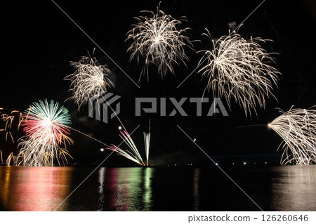 Kasumi Fireworks Festival, Sea of Japan, Fireworks Festival on the Sea, Hyogo Prefecture 126260646