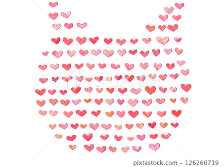 Heart cat Heart cat 126260719