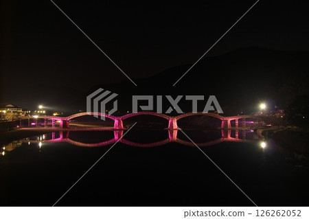 「錦帶橋之夜」燈飾 日本山口縣岩國觀光 錦帶橋 「錦帶橋之夜」燈飾 日本山口縣岩國觀光 錦帶橋 126262052