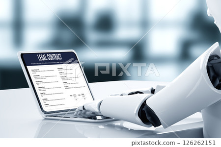 Digital legal contract provide terms and conditions document snugly on screen Digital legal contract provide terms and conditions document snugly on screen 126262151