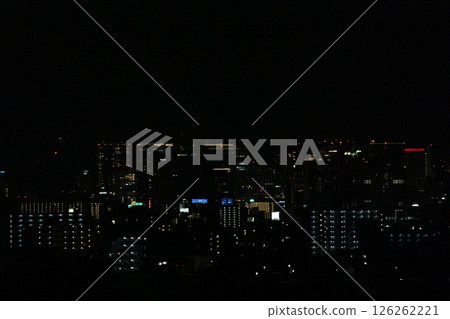 Umeda night view, buildings, distant view 126262221