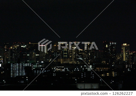 梅田夜景、建築、遠景 梅田夜景、建築、遠景 126262227