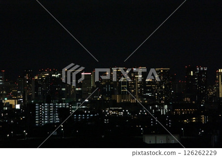 Umeda night view, buildings, distant view Umeda night view, buildings, distant view 126262229